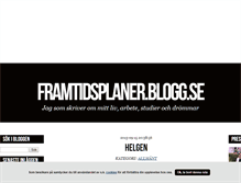 Tablet Screenshot of framtidsplaner.blogg.se