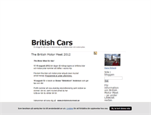 Tablet Screenshot of britishcars.blogg.se