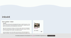 Desktop Screenshot of imlovinit.blogg.se