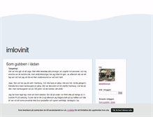 Tablet Screenshot of imlovinit.blogg.se