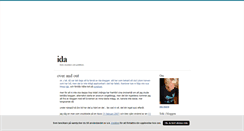 Desktop Screenshot of idamariag.blogg.se