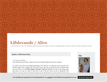 Tablet Screenshot of lifslevande.blogg.se