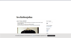 Desktop Screenshot of lovefashionjuliaa.blogg.se