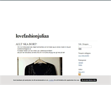 Tablet Screenshot of lovefashionjuliaa.blogg.se