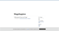 Desktop Screenshot of bloggshoppisen.blogg.se