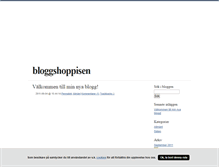 Tablet Screenshot of bloggshoppisen.blogg.se