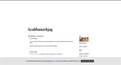 Desktop Screenshot of krabbanochjag.blogg.se