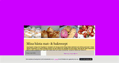 Desktop Screenshot of malinhidefalt.blogg.se