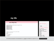 Tablet Screenshot of michas.blogg.se