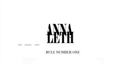 Desktop Screenshot of annaleth.blogg.se