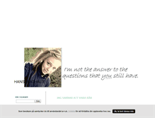 Tablet Screenshot of hansenathalie.blogg.se
