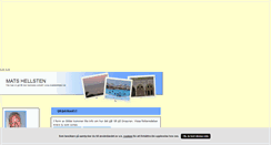 Desktop Screenshot of matshellsten.blogg.se