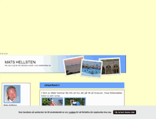 Tablet Screenshot of matshellsten.blogg.se