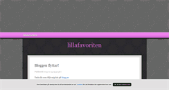 Desktop Screenshot of lillafavoriten.blogg.se