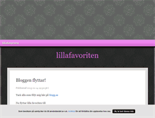 Tablet Screenshot of lillafavoriten.blogg.se