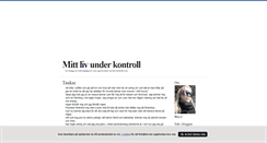 Desktop Screenshot of mittlivunderkontroll.blogg.se