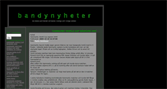 Desktop Screenshot of bandynyheter.blogg.se