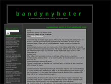 Tablet Screenshot of bandynyheter.blogg.se
