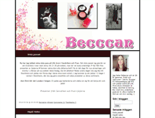 Tablet Screenshot of becccan.blogg.se