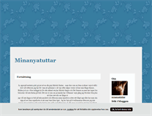 Tablet Screenshot of minanyatuttar.blogg.se