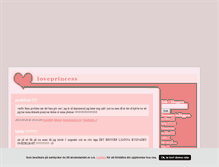 Tablet Screenshot of loveprincess.blogg.se