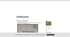 Desktop Screenshot of madebyjenny.blogg.se