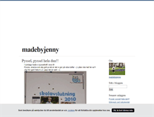 Tablet Screenshot of madebyjenny.blogg.se