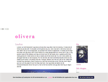 Tablet Screenshot of olivera.blogg.se