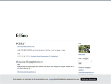 Tablet Screenshot of fellino.blogg.se