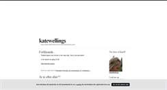 Desktop Screenshot of katewellings.blogg.se