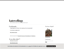 Tablet Screenshot of katewellings.blogg.se