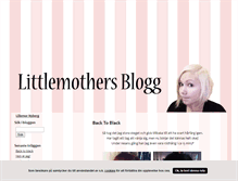 Tablet Screenshot of littlemother.blogg.se
