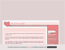 Tablet Screenshot of helovesyou.blogg.se