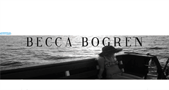 Desktop Screenshot of beccabogren.blogg.se