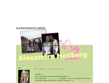 Tablet Screenshot of alexandrahellberg.blogg.se