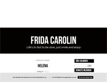Tablet Screenshot of fridacarolin.blogg.se