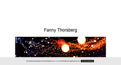 Desktop Screenshot of ffannythorsberg.blogg.se