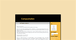 Desktop Screenshot of campushallen.blogg.se