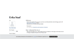 Desktop Screenshot of eerikastaaf.blogg.se