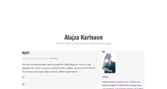 Desktop Screenshot of alajza.blogg.se