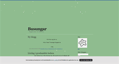 Desktop Screenshot of miasbusungar.blogg.se