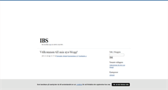 Desktop Screenshot of ibs.blogg.se