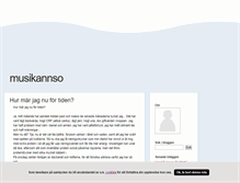 Tablet Screenshot of musikannso.blogg.se