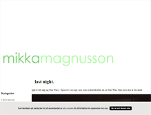 Tablet Screenshot of mikkamagnusson.blogg.se