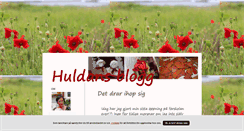 Desktop Screenshot of huldans.blogg.se