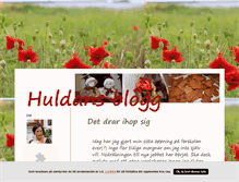 Tablet Screenshot of huldans.blogg.se