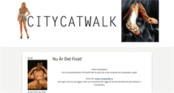 Desktop Screenshot of citycatwalk.blogg.se