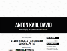 Tablet Screenshot of antonkarldavid.blogg.se