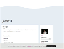 Tablet Screenshot of jessie11.blogg.se