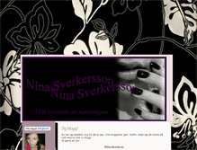Tablet Screenshot of ninasverkersson.blogg.se